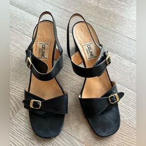 Vintage Celine Sandal. Single owner (my mom) from Italy.